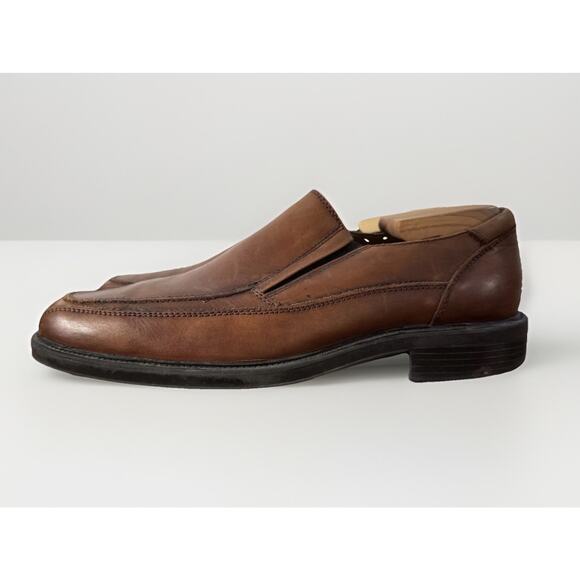 Dockers Pro Style Loafers Mens Size 10.5M Brown Leather All Motion Comfort - Picture 1 of 6